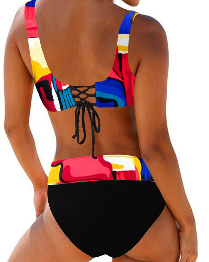 Muriel - Bright Abstract Bikini Set
