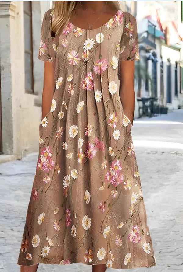 Molly | Pocket Midi Dress