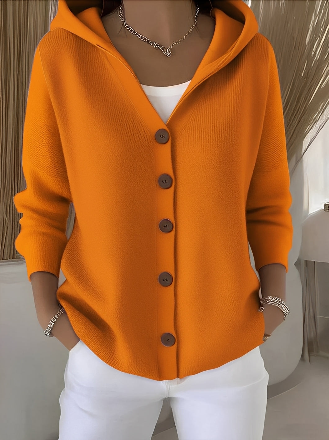 The Zulo Hooded Cotton Cardigan