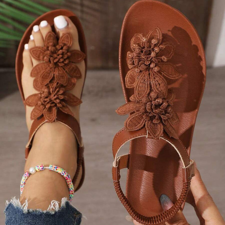 WIKTORIA | Floral Sandals