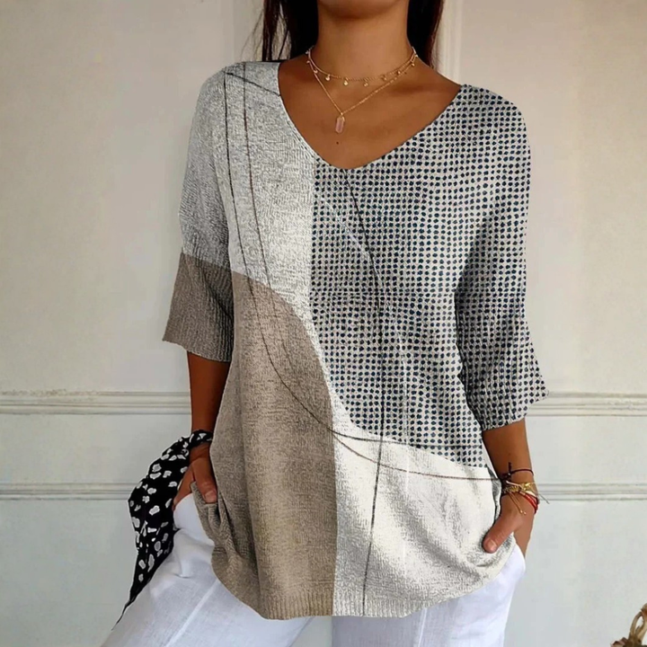Aria™ | Geometric Knit Sweater