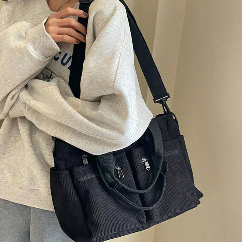 Elena | Urban Cord Tote Bag