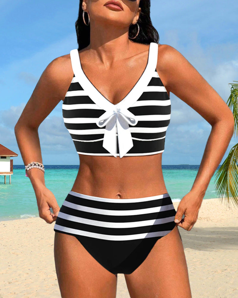 Thelma - Classic Striped Bikini Set