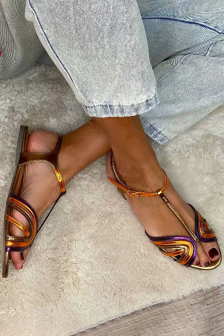 VIVIANA | Mediterranean Sea Colors Sandals