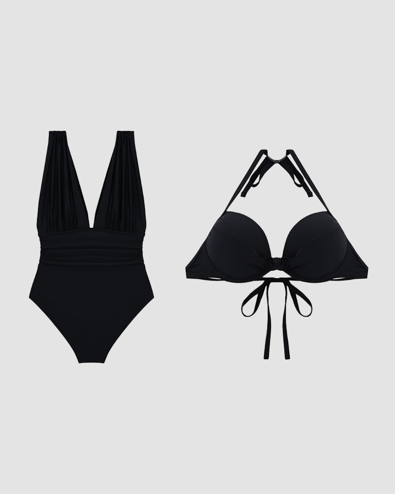 Estelle - Refined Cutout Swimsuit