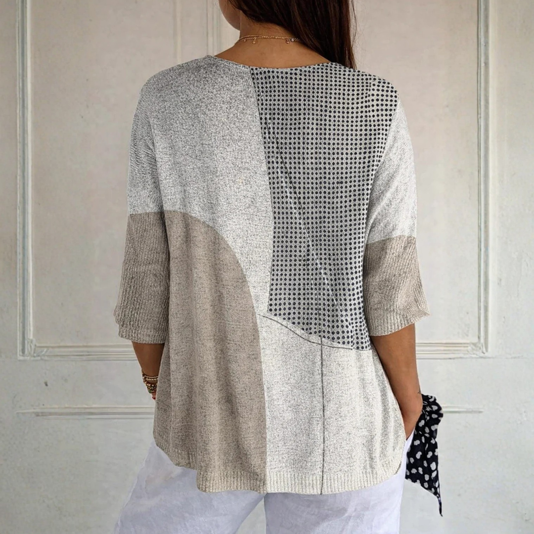 Aria™ | Geometric Knit Sweater