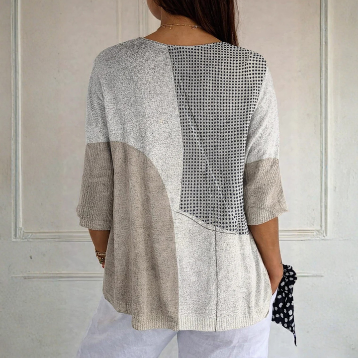 Aria™ | Geometric Knit Sweater