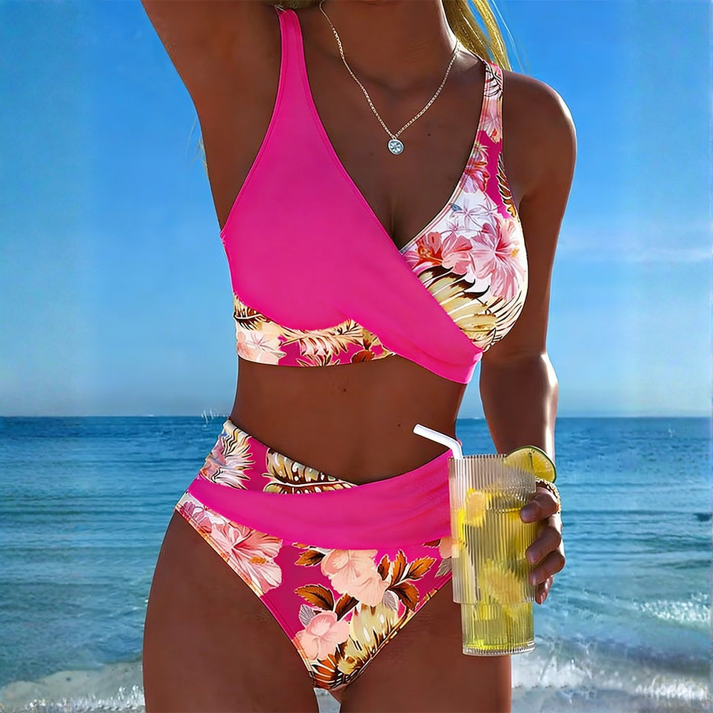 Gabriella Floral Contrast Bikini