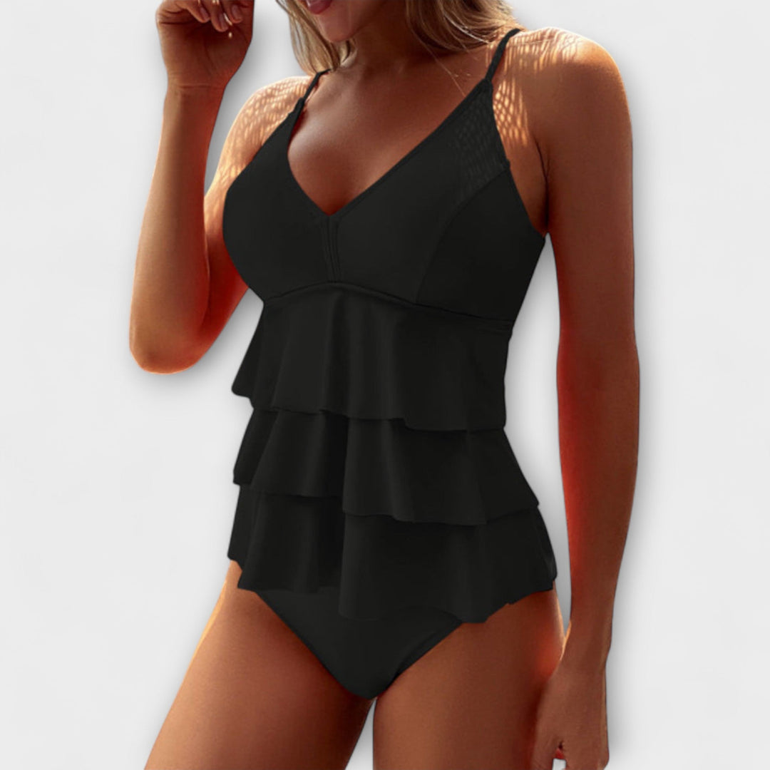 Judith - Chic Ruffle Swimsuit