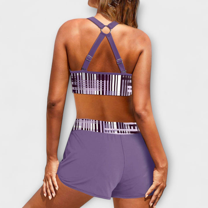 Nora - High-Waisted Ribbed Bikini
