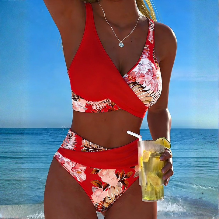Gabriella Floral Contrast Bikini
