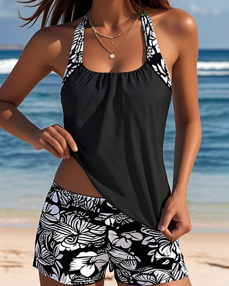 Ann - Elegant Swim Short Set