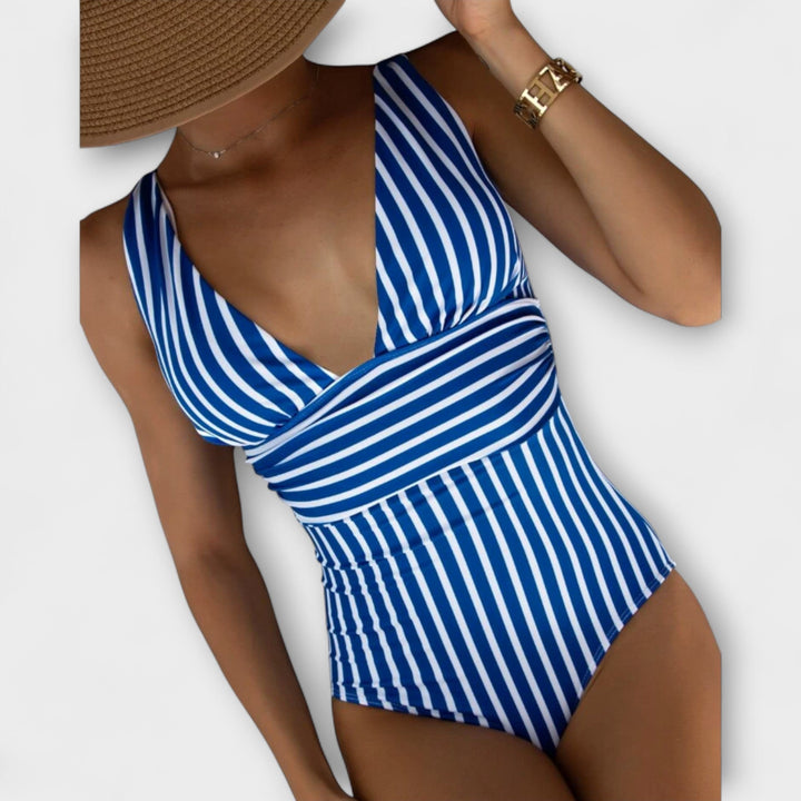 Jacqueline - Timeless Striped Swimwear