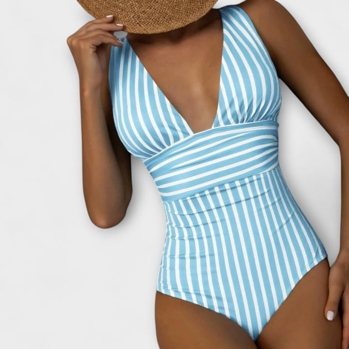 Jacqueline - Timeless Striped Swimwear