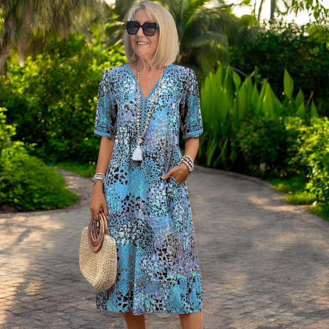 Iris – Flattering Lightweight Flowing Dress