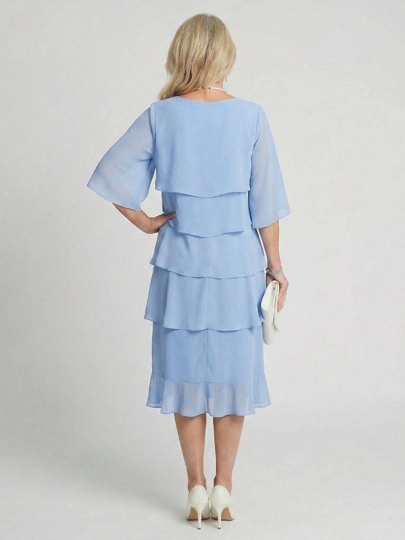 Liora | Layered Midi Dress