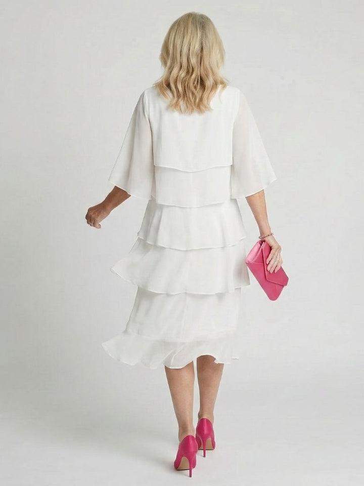 Liora | Layered Midi Dress