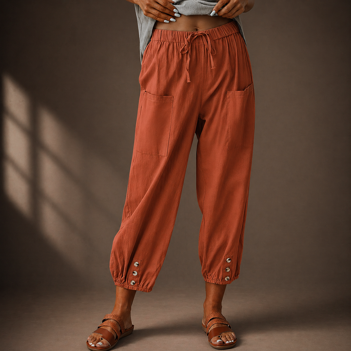 The Marin Cotton Linen Trousers