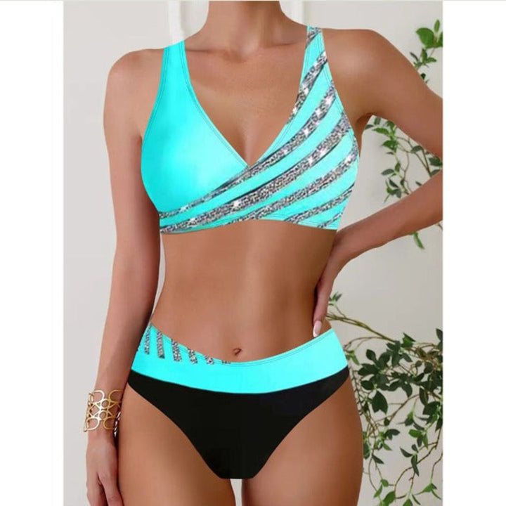 Eileen - Refined Stripe Bikini Set