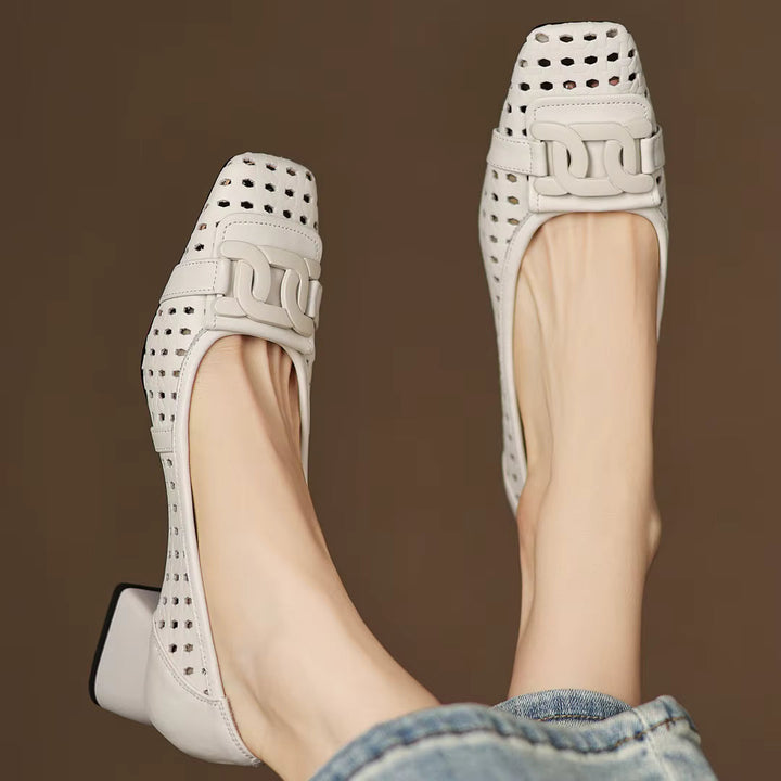 Solea Women Leather Heels