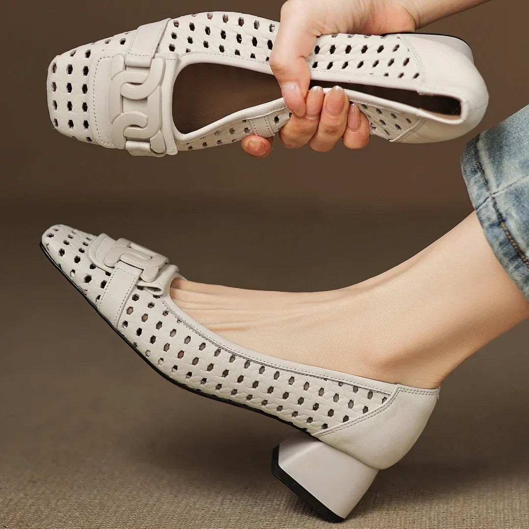 Solea Women Leather Heels