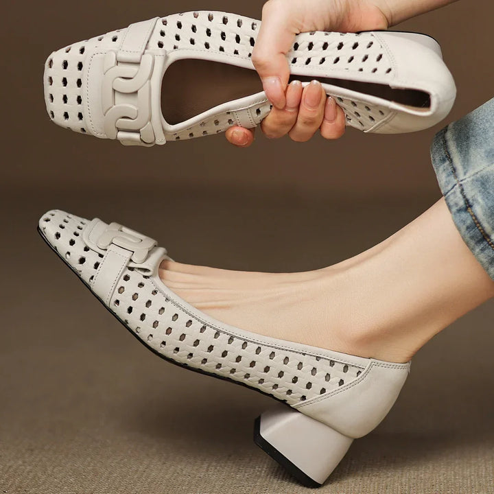 Solea Women Leather Heels