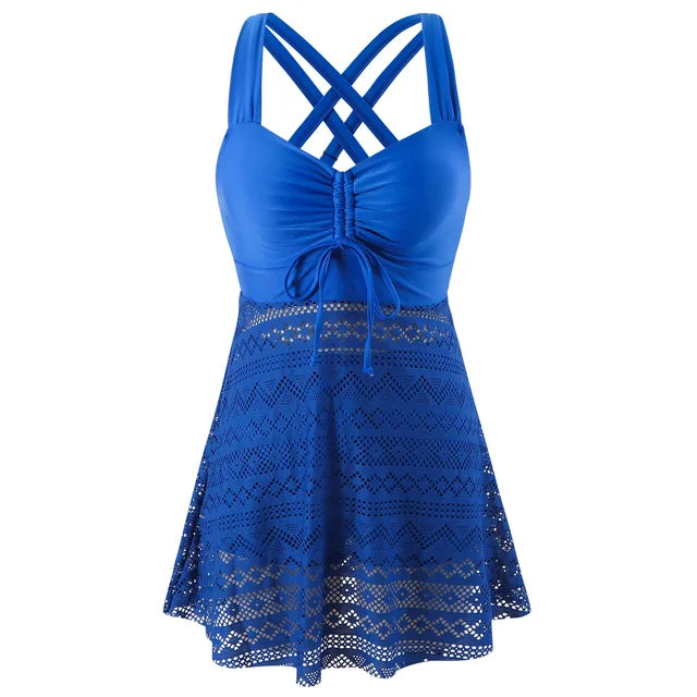 Janice - Elegant Swim Dress Set