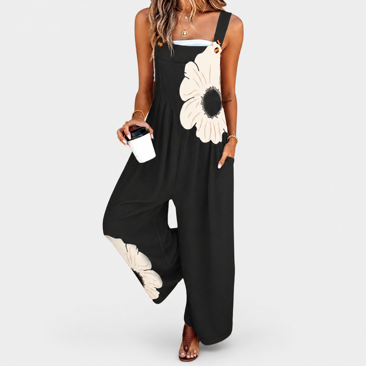 Comfortable Printed Overall