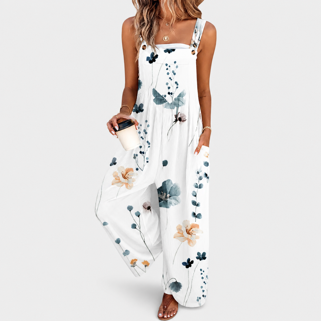 Comfortable Printed Overall