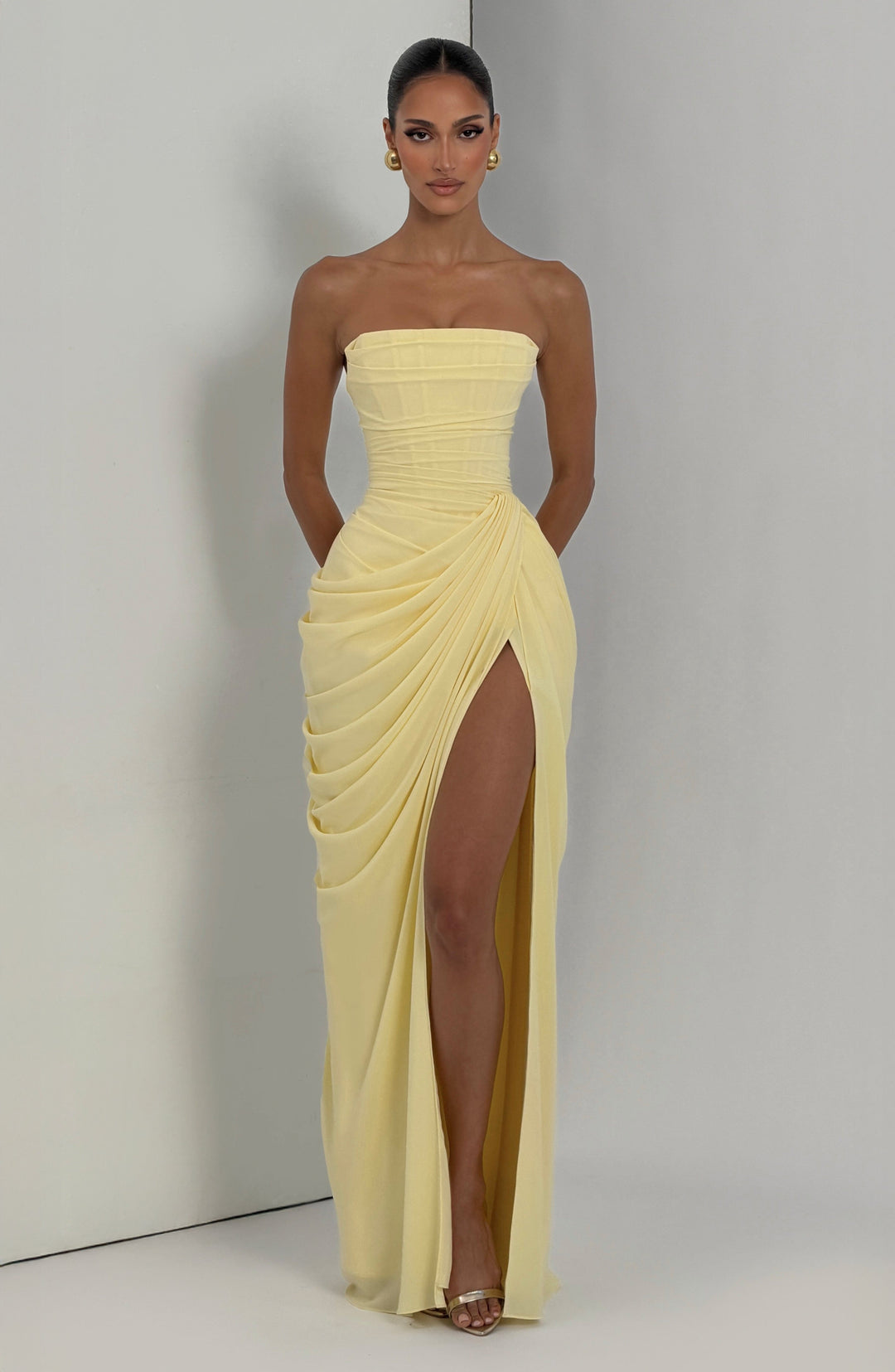 Lois | Strapless Maxi Dress