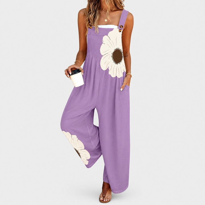 Comfortable Printed Overall