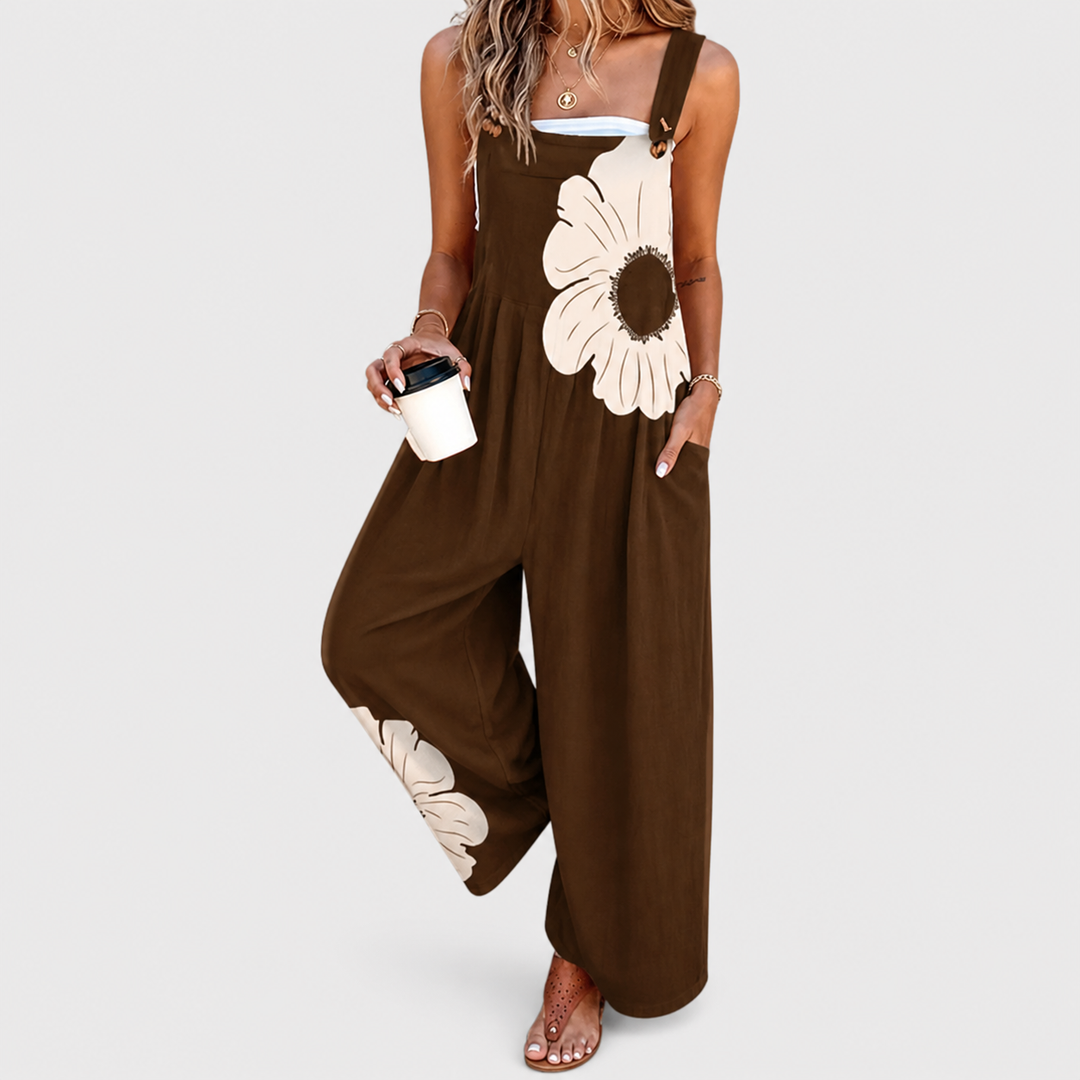 Comfortable Printed Overall