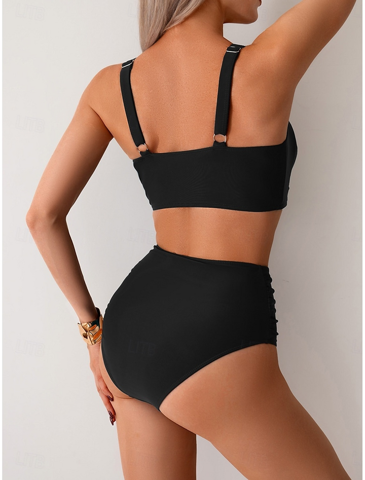 Kathleen - Ruched Fabric Bikini