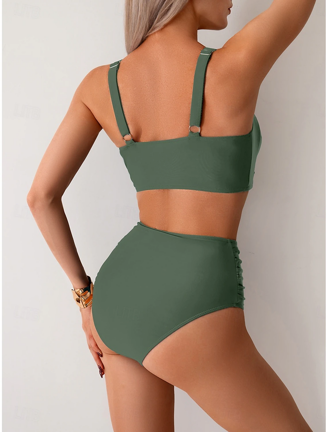 Kathleen - Ruched Fabric Bikini