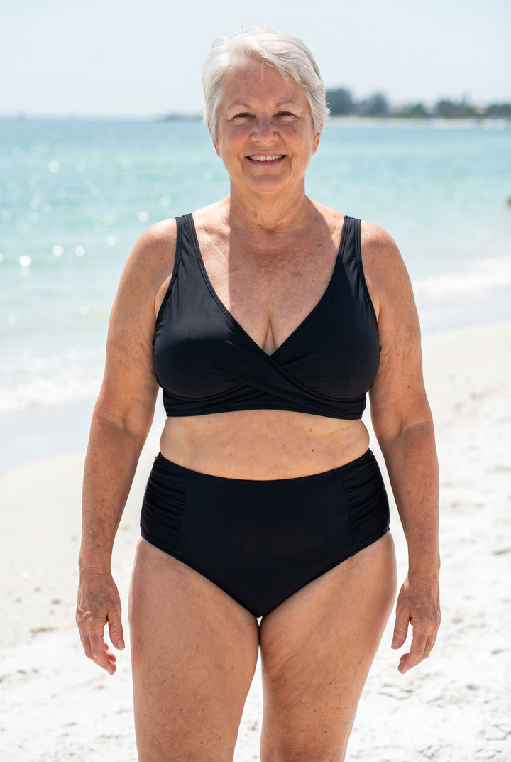 Kathleen - Ruched Fabric Bikini
